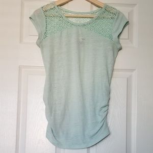 Old Navy Maternity Sleeveles Top with Lace Detail